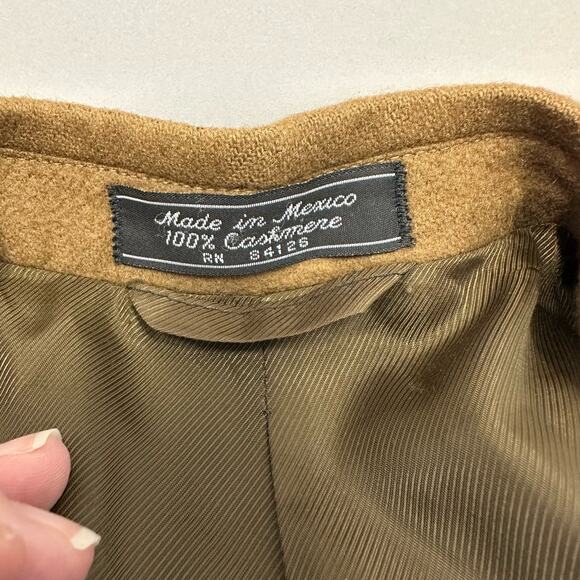 Haspel 100% Cashmere Camel Blazer Size 44L - Picture 3 of 9